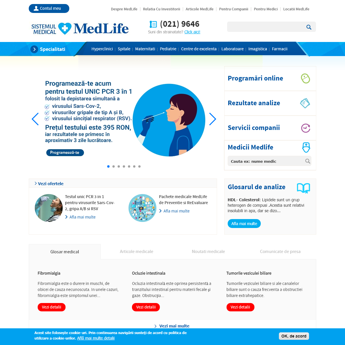 A complete backup of medlife.ro