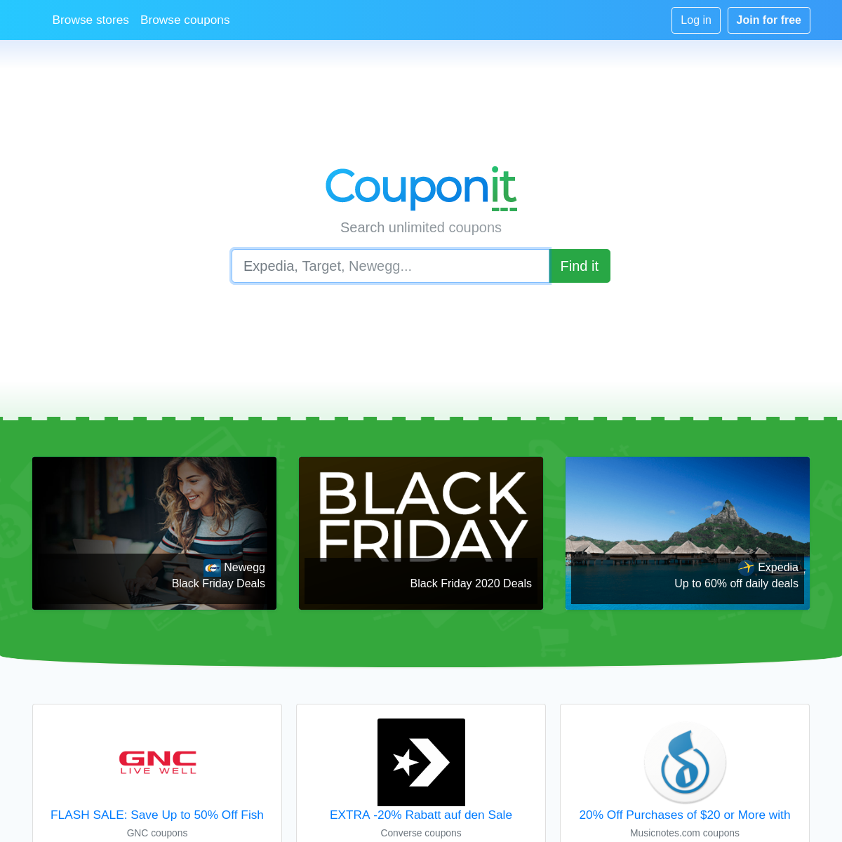 A complete backup of couponit.com