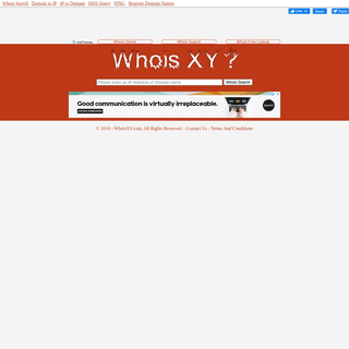 WhoisXY.com Whois Search