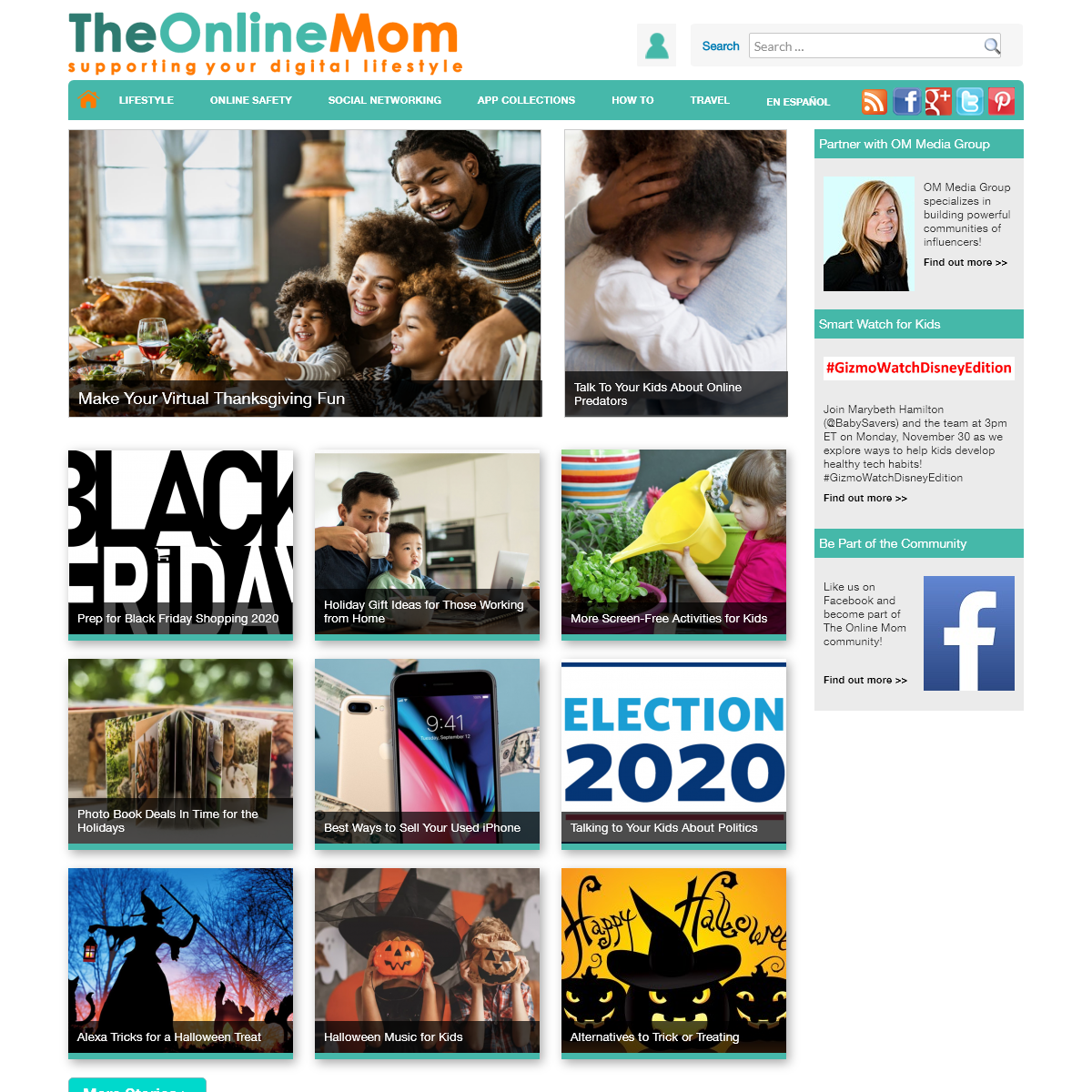 A complete backup of theonlinemom.com