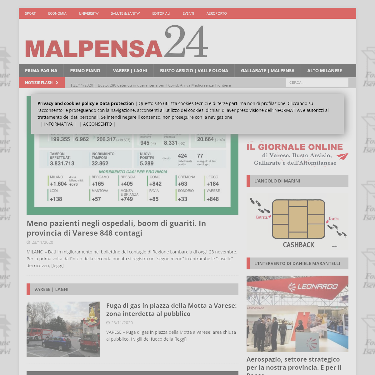 A complete backup of malpensa24.it