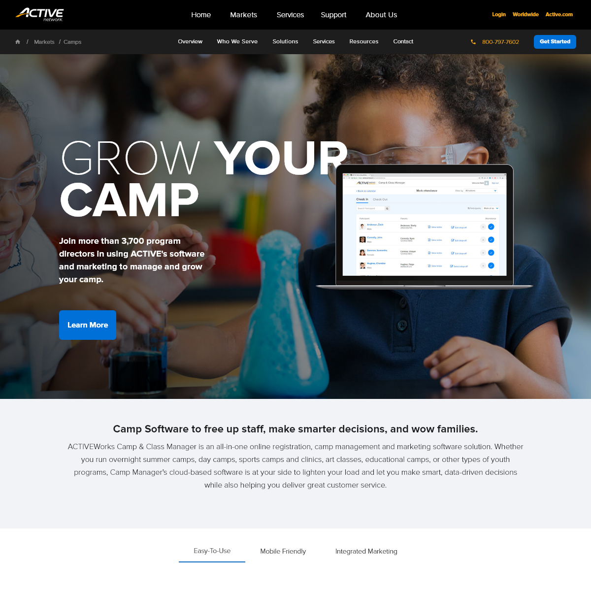 A complete backup of activecamps.com