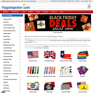 Quality Retail and Wholesale Flags from $1.80 3x5` - FlagsImporter.com