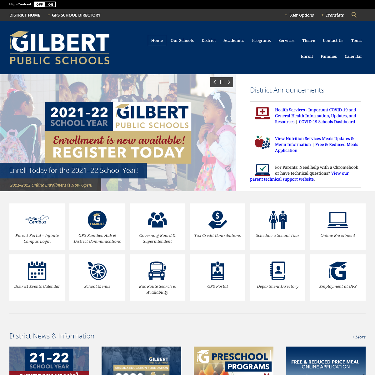 A complete backup of gilbertschools.net