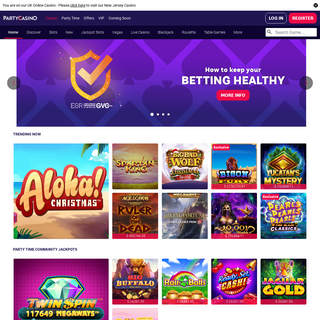 A complete backup of partycasino.com
