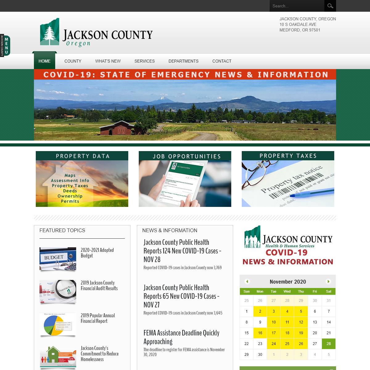 Jackson County, Oregon - Official Website