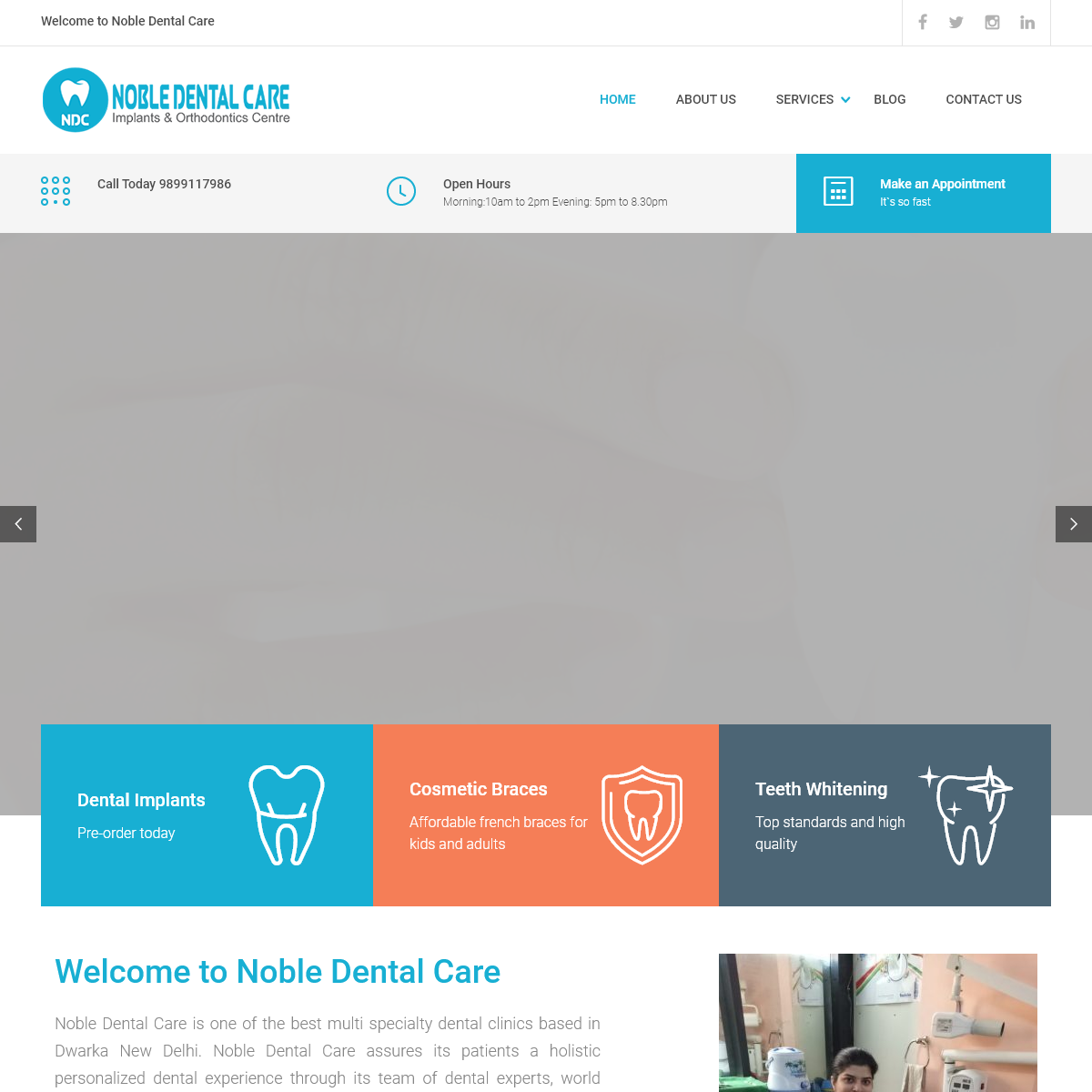 A complete backup of dentalclinicdwarka.com