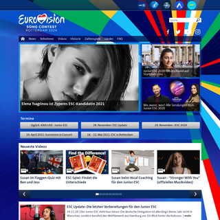 A complete backup of eurovision.de