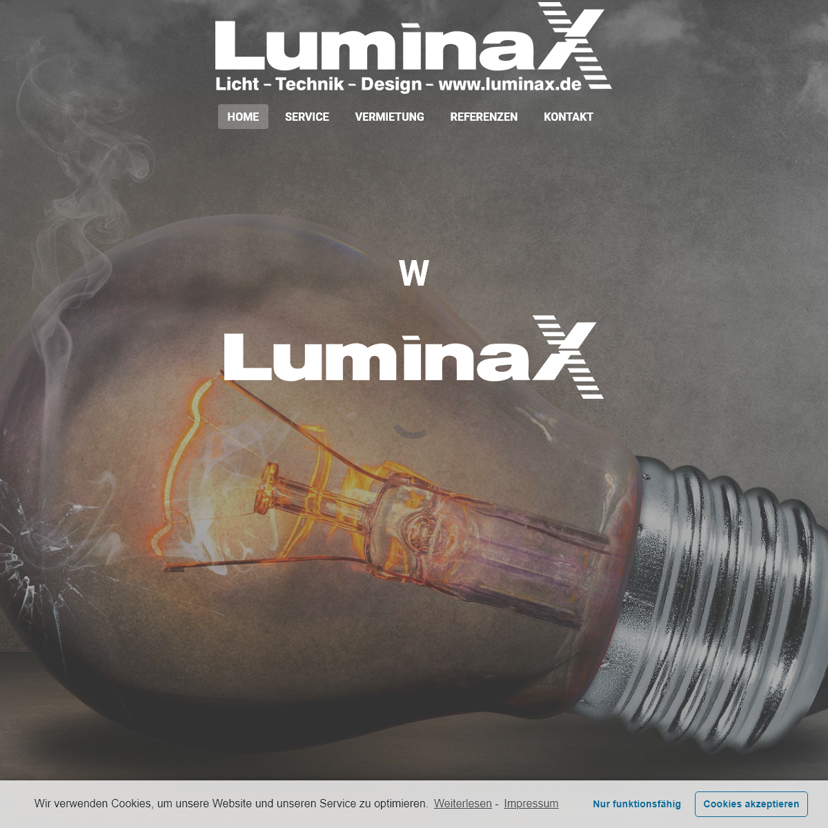 A complete backup of luminax.de