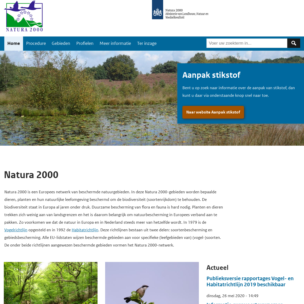 A complete backup of natura2000.nl