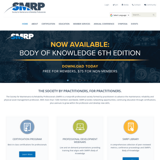 Society for Maintenance & Reliability Professionals - SMRP