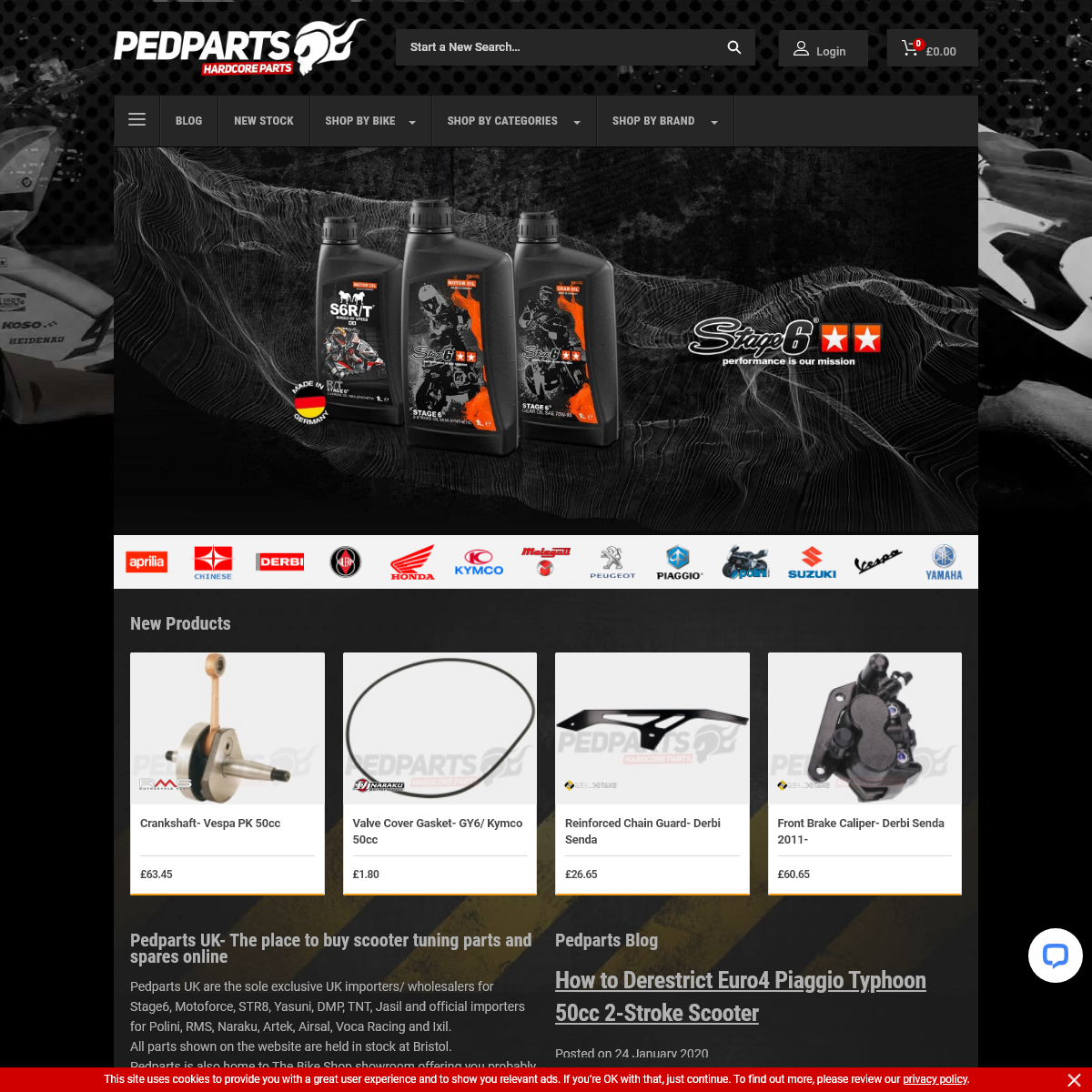 Scooter Spares and Tuning Parts - Pedparts UK