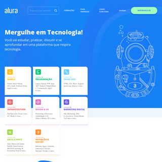 A complete backup of alura.com.br