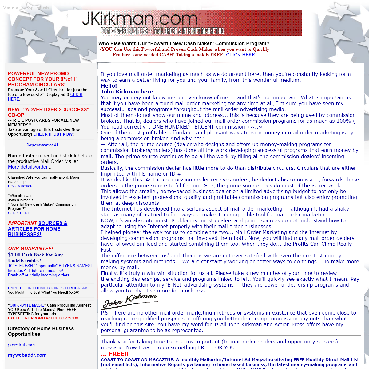 A complete backup of jkirkman.com
