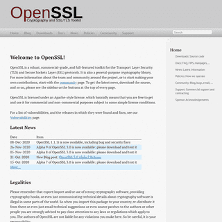 A complete backup of openssl.org