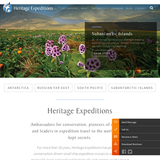 A complete backup of heritage-expeditions.com