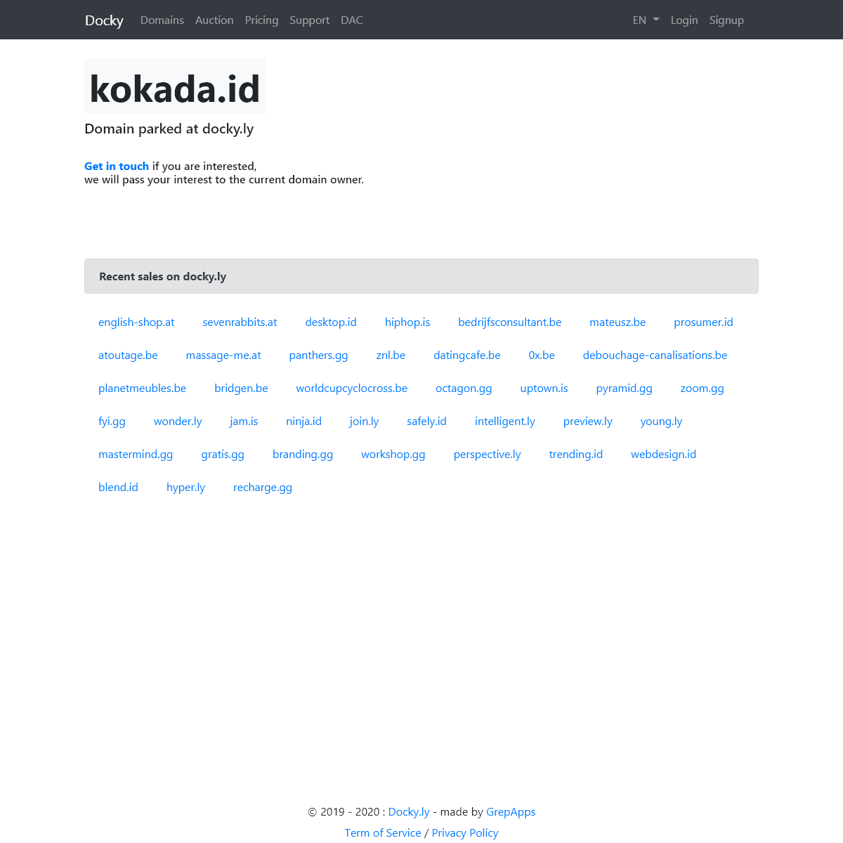 A complete backup of kokada.id