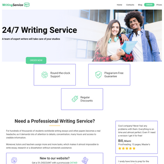 A complete backup of writingservice247.com