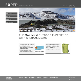 A complete backup of exped.com