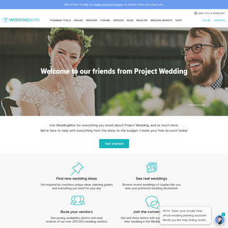 A complete backup of projectwedding.com