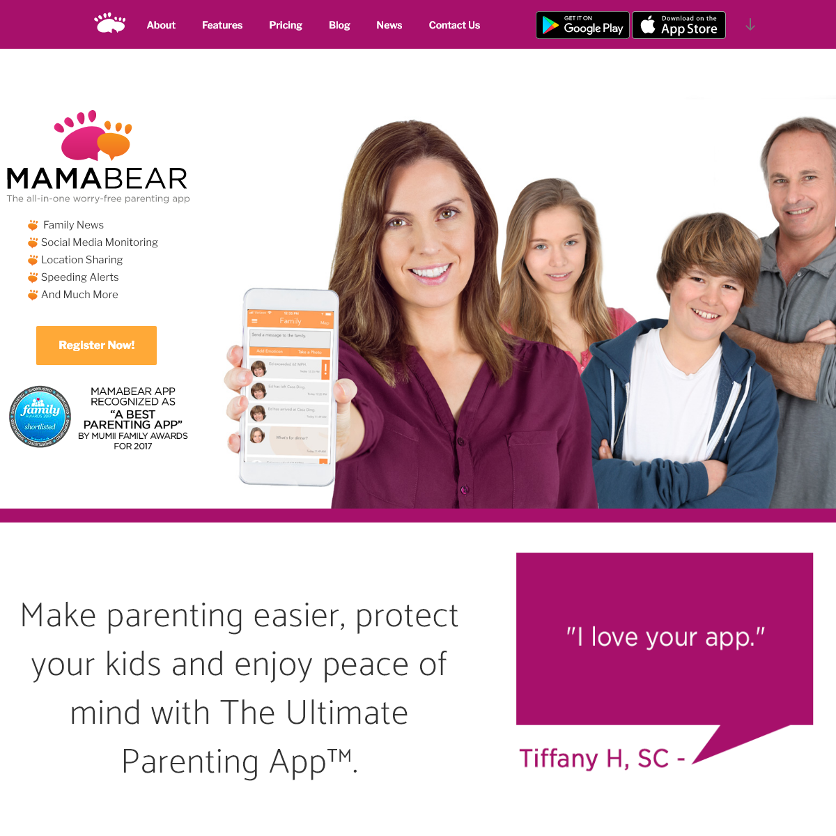 A complete backup of mamabearapp.com