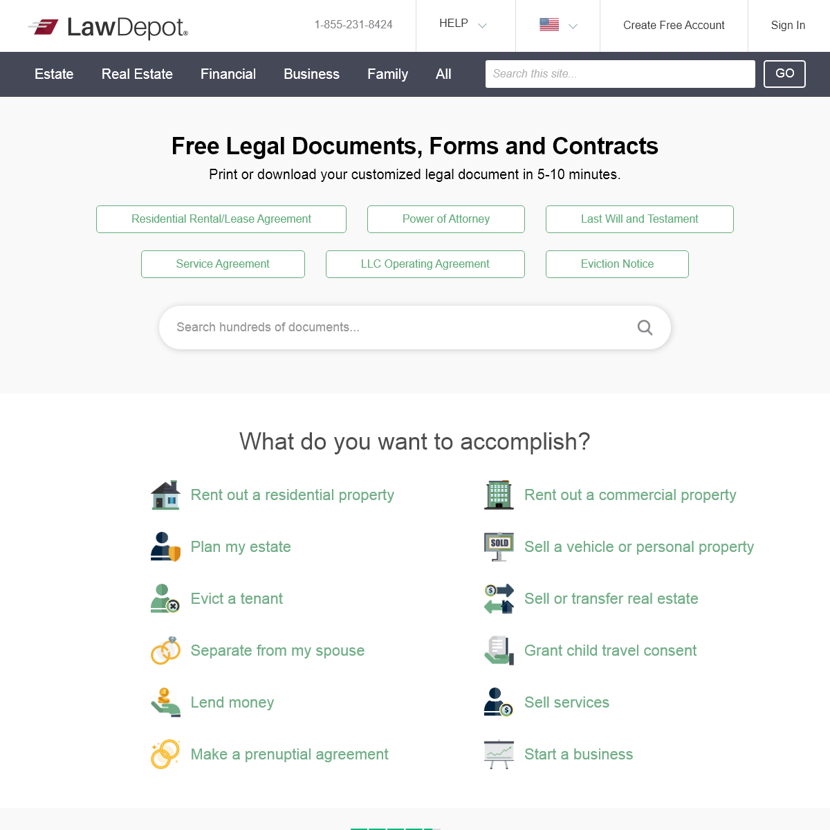 A complete backup of lawdepot.com