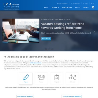 A complete backup of iza.org
