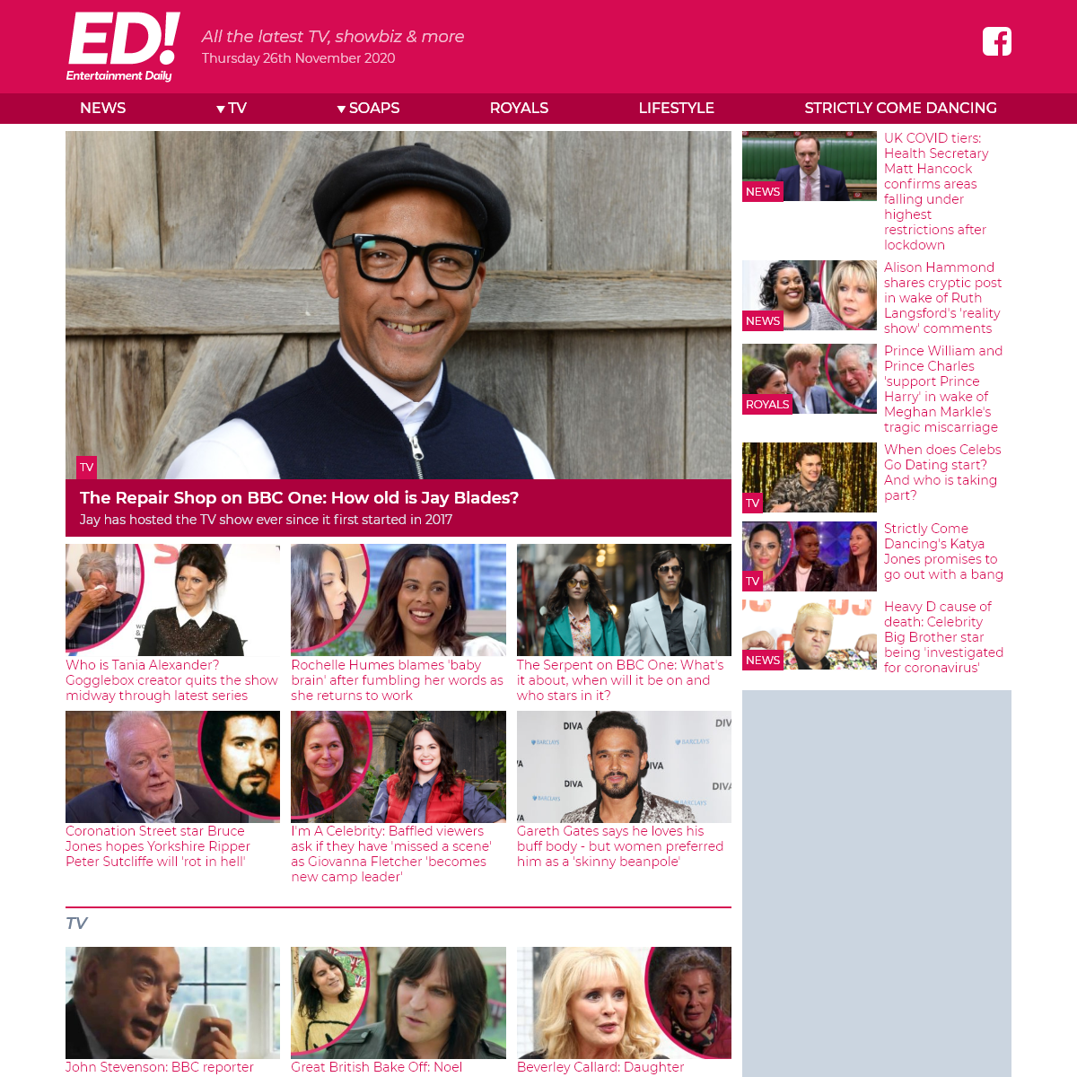 A complete backup of entertainmentdaily.co.uk
