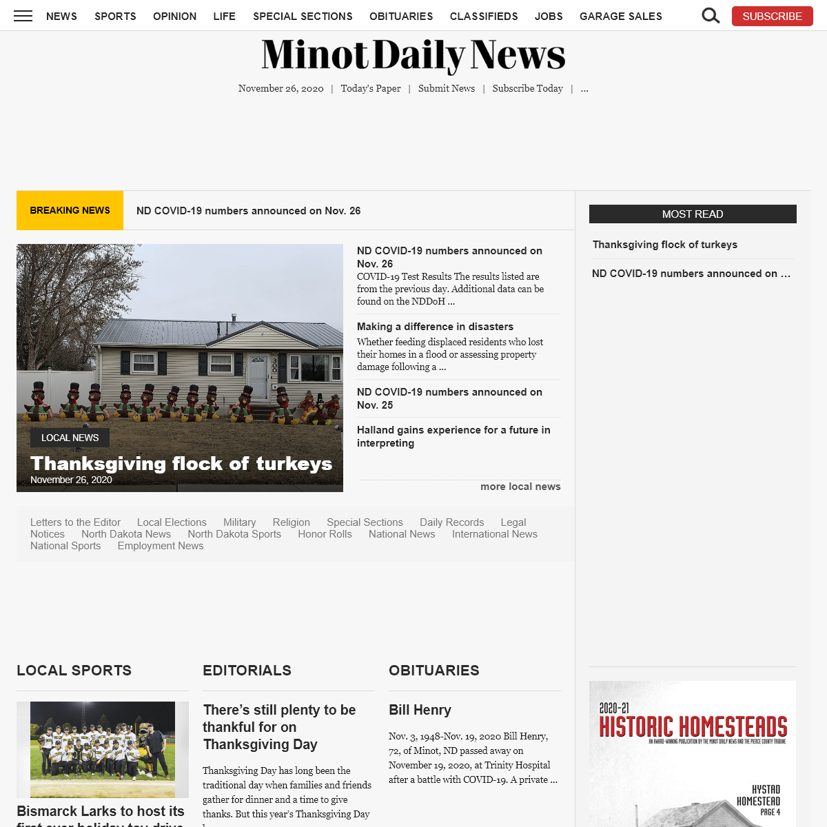 News, Sports, Jobs - Minot Daily News