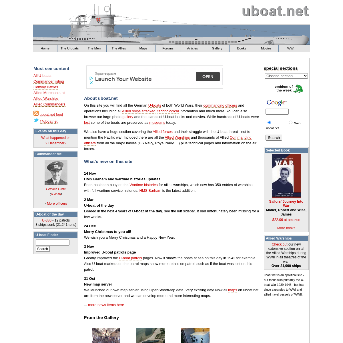 A complete backup of uboat.net