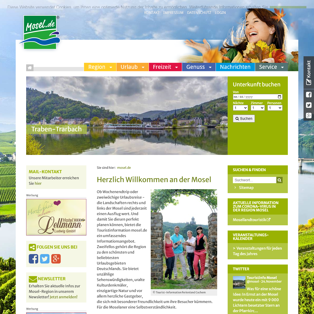 A complete backup of mosel.de