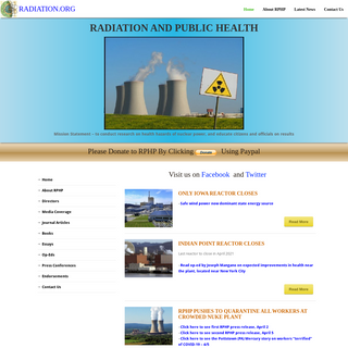 A complete backup of radiation.org