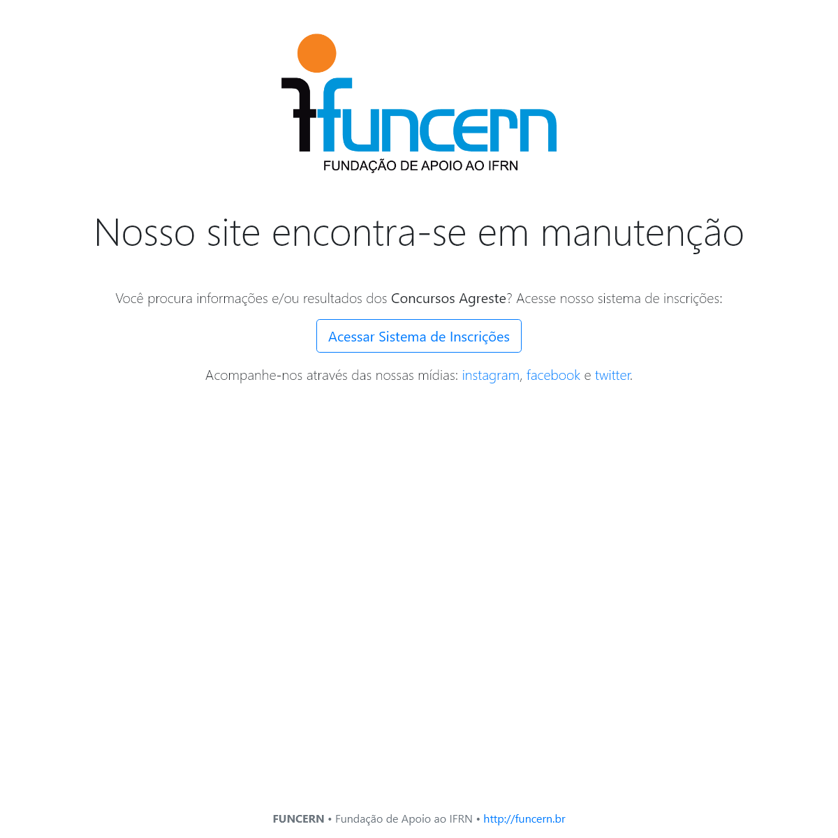 A complete backup of funcern.br