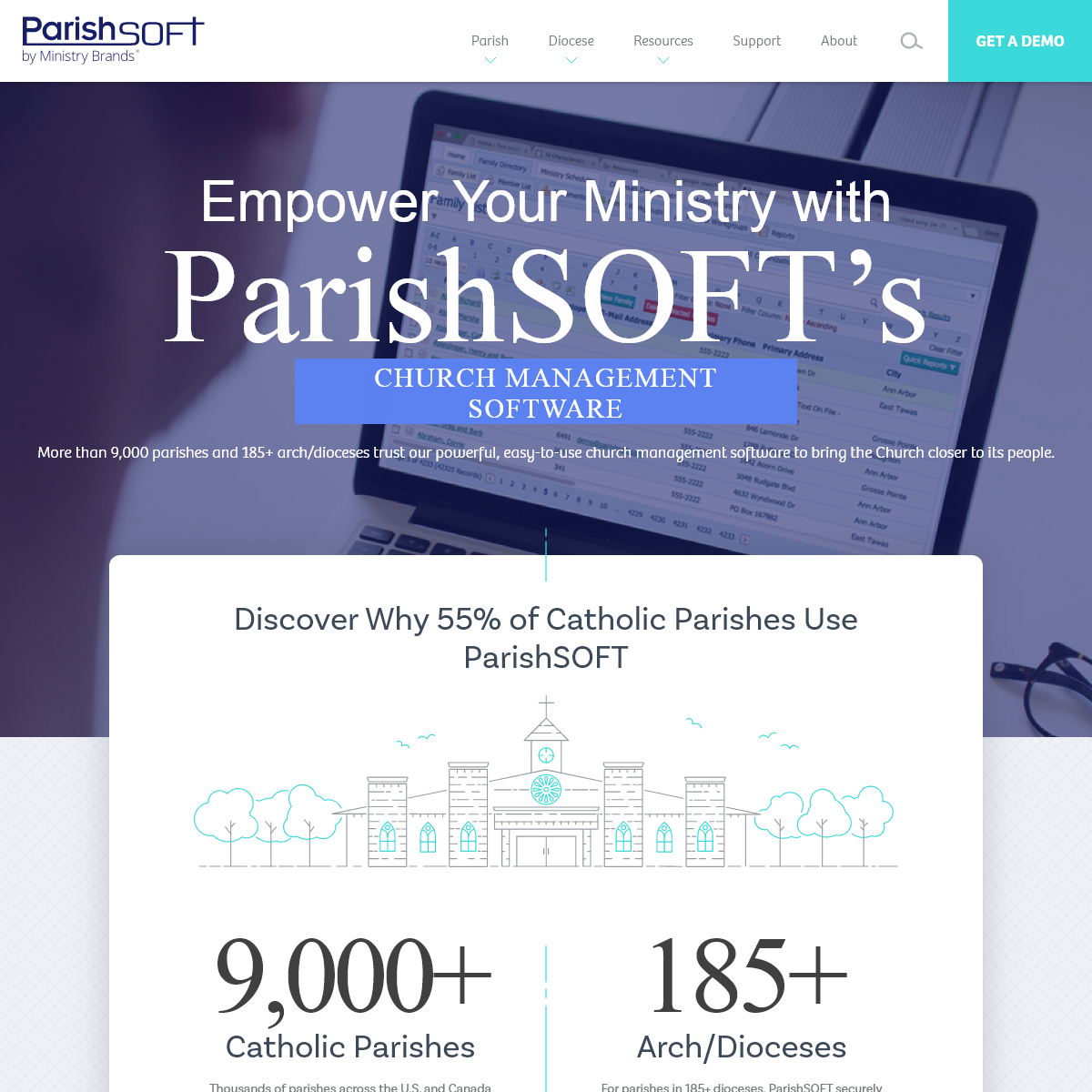 A complete backup of parishsoft.com