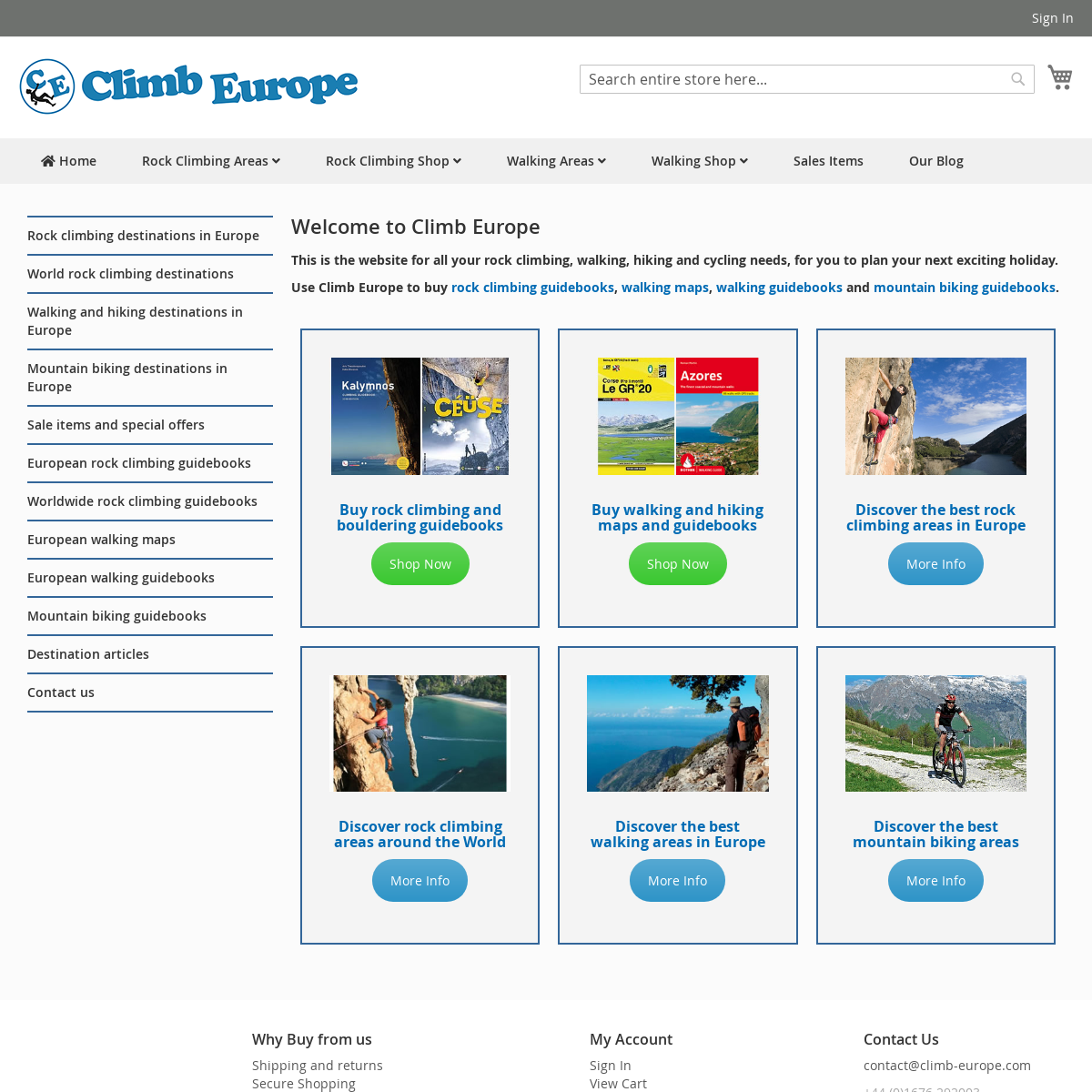 A complete backup of climb-europe.com