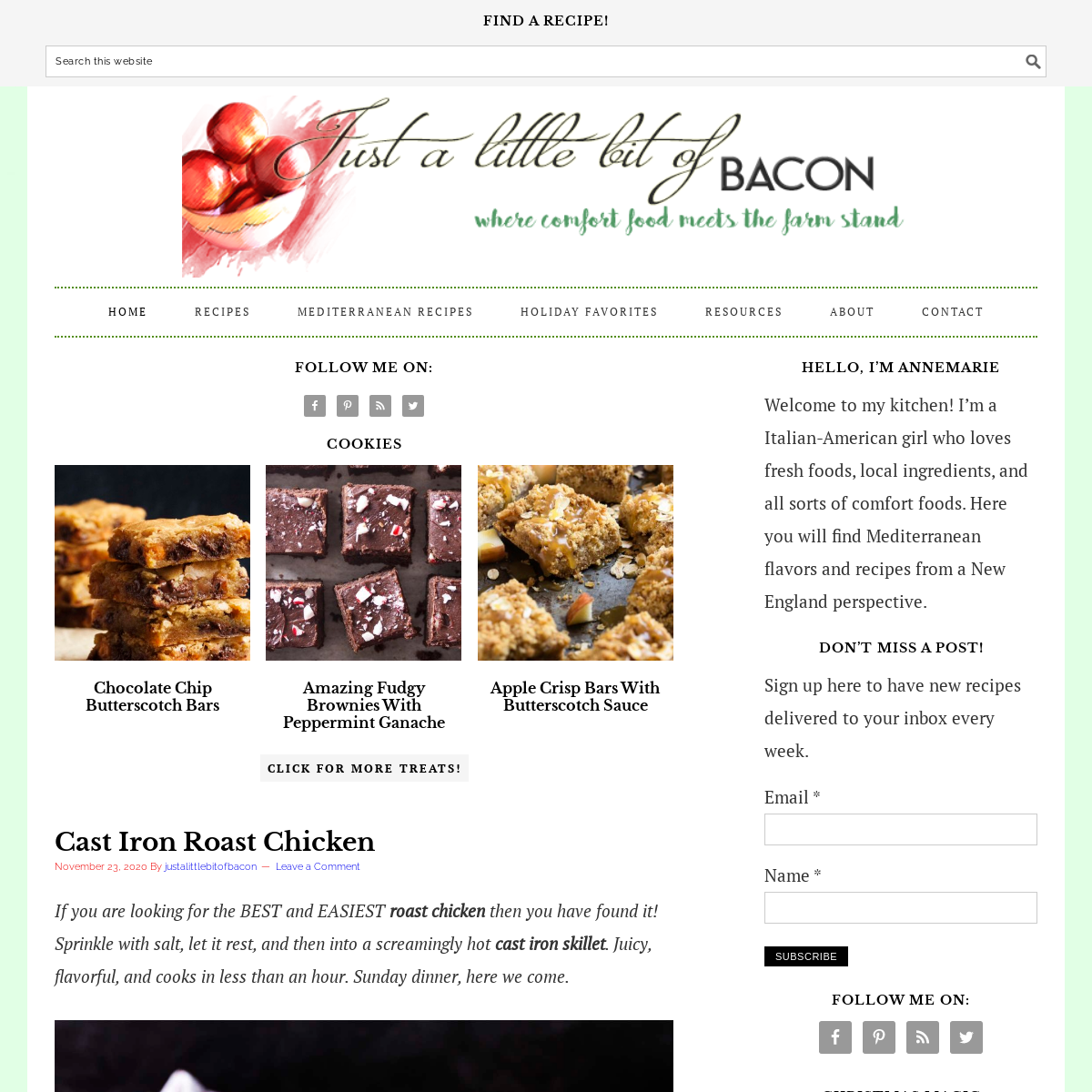 A complete backup of justalittlebitofbacon.com