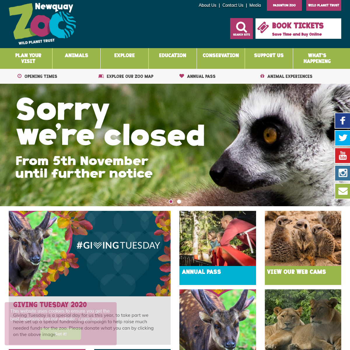 A complete backup of newquayzoo.org.uk