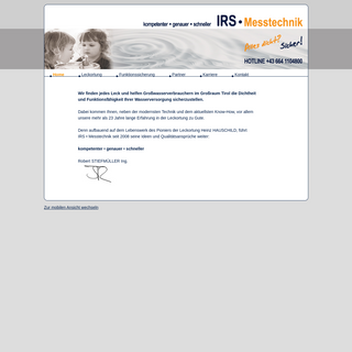 A complete backup of irs-messtechnik.at