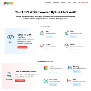 A complete backup of zoho.in