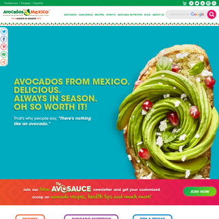 A complete backup of avocadosfrommexico.com