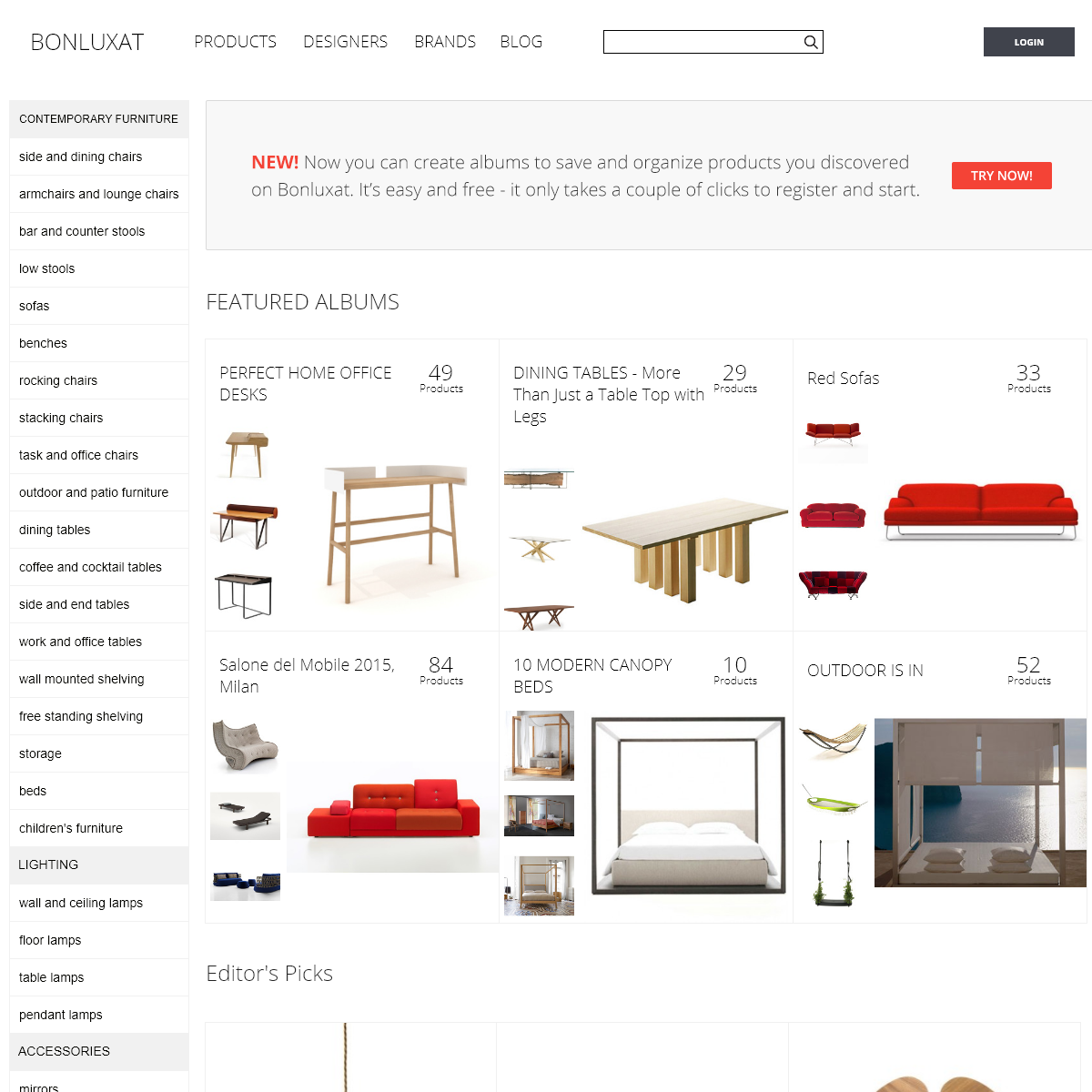 Contemporary Furniture, Modern Furniture and Designer Furniture at Bonluxat.com