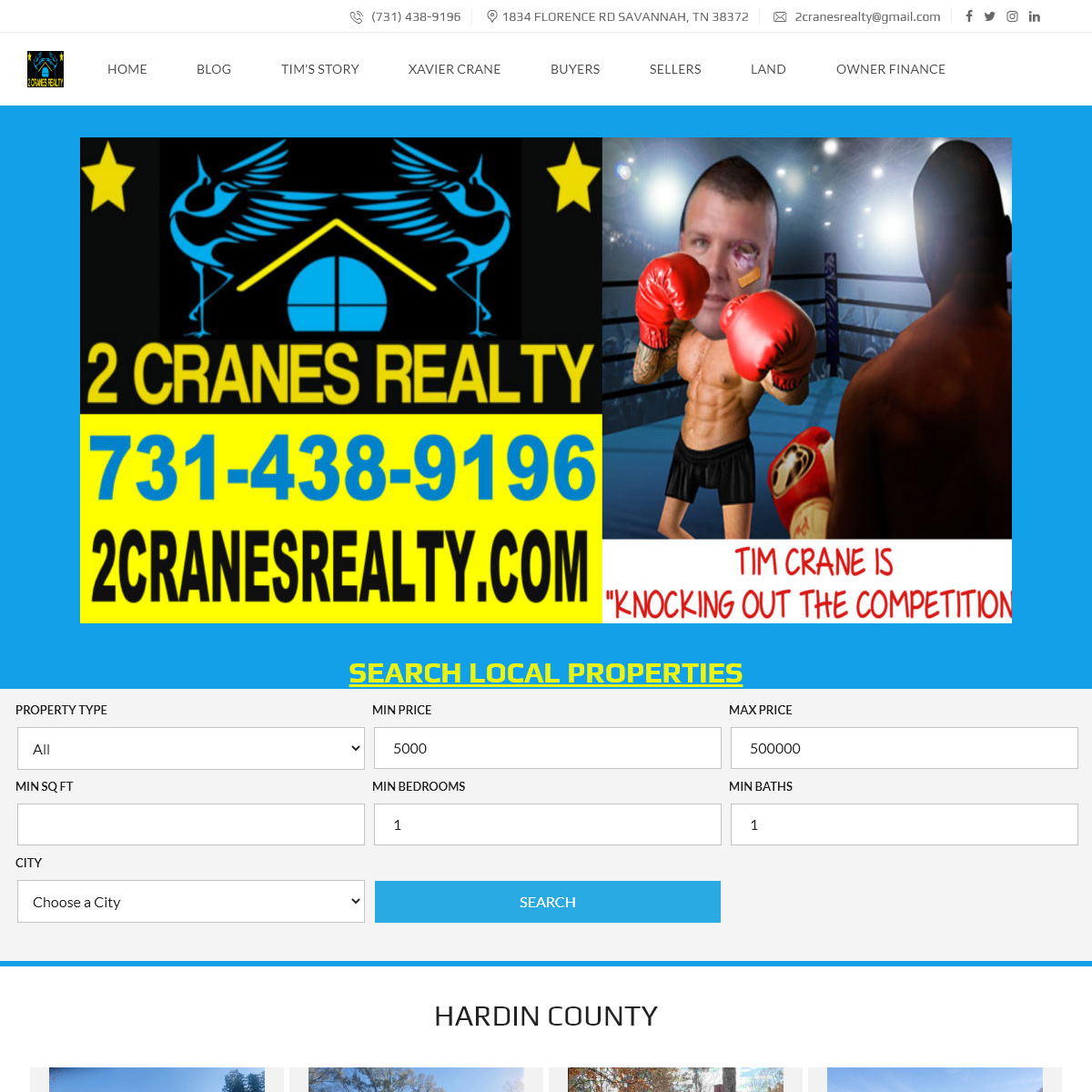 A complete backup of 2cranesrealty.com