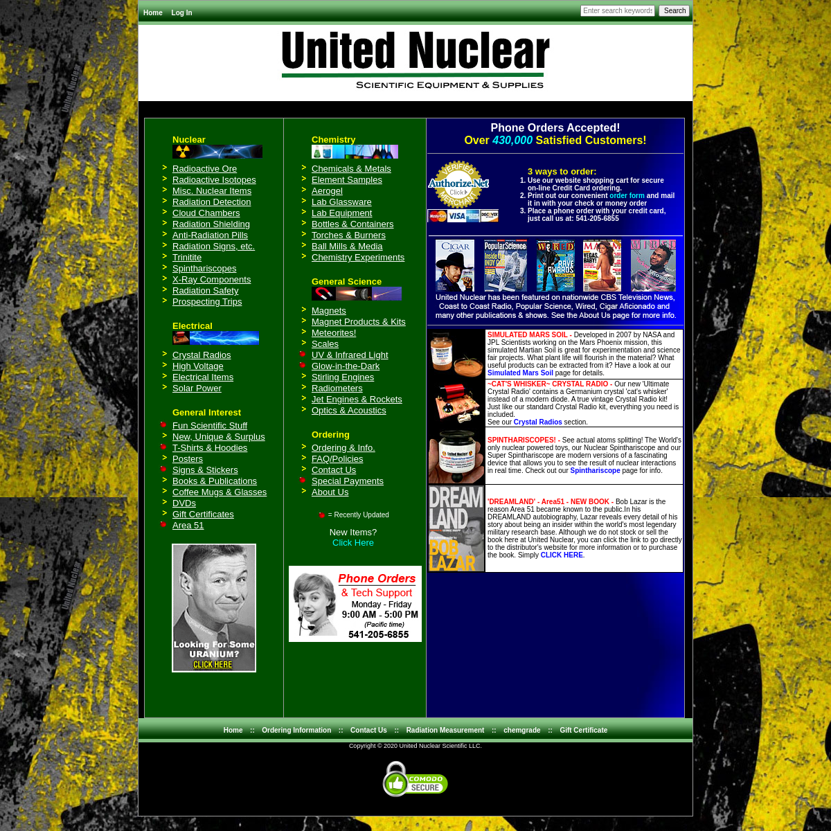 A complete backup of unitednuclear.com