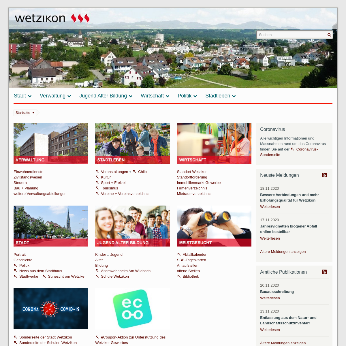 A complete backup of wetzikon.ch