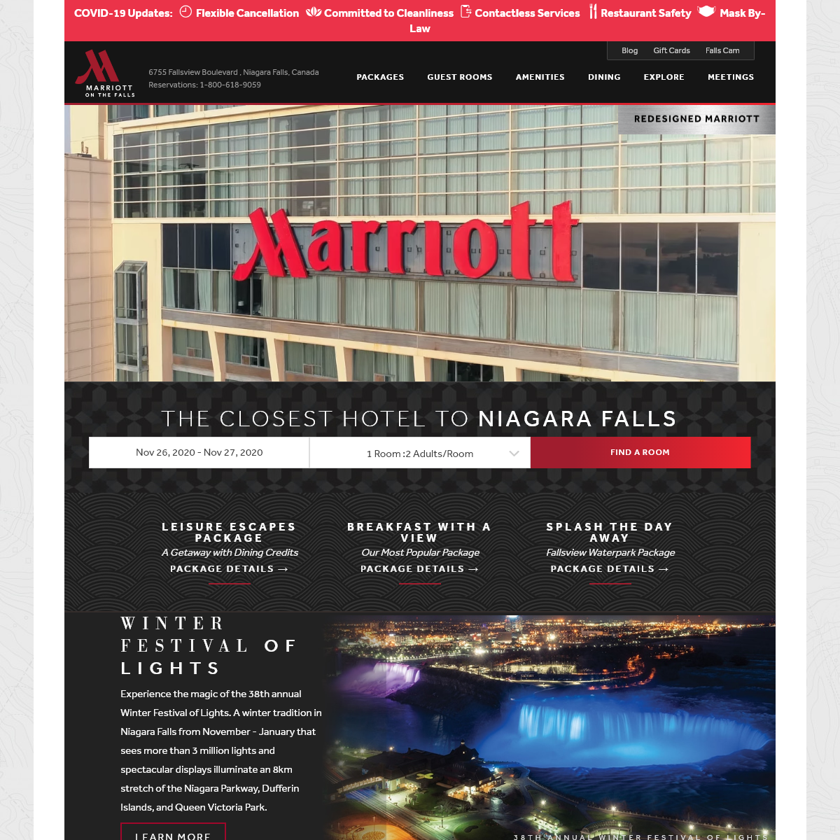 A complete backup of marriottonthefalls.com