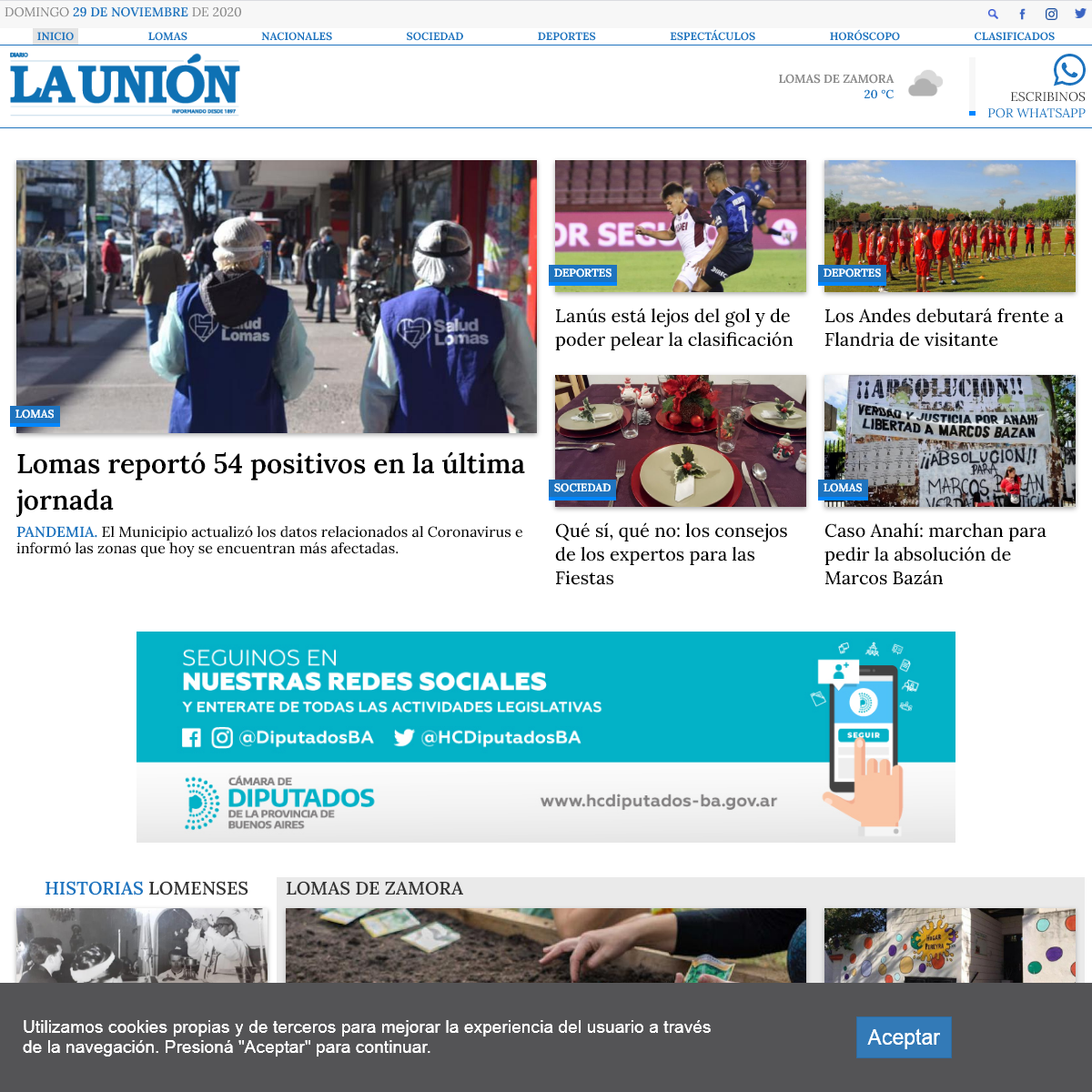 A complete backup of launion.com.ar