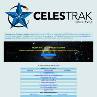 A complete backup of celestrak.com