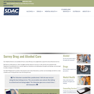 A complete backup of sdac-helpline.co.uk
