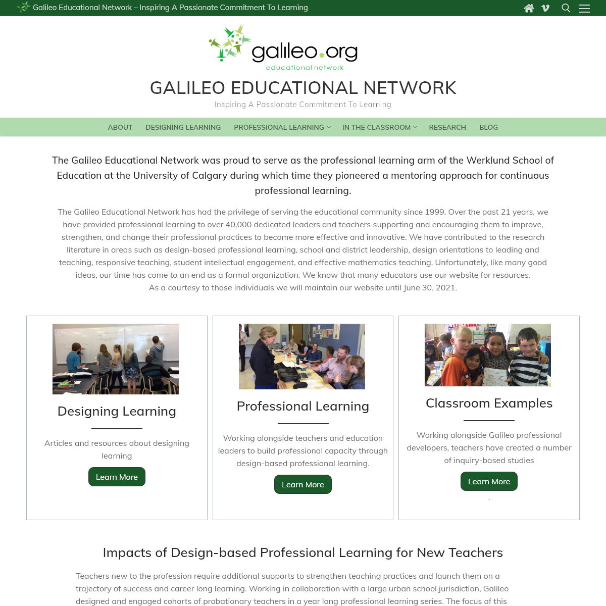 Home - Galileo Educational Network