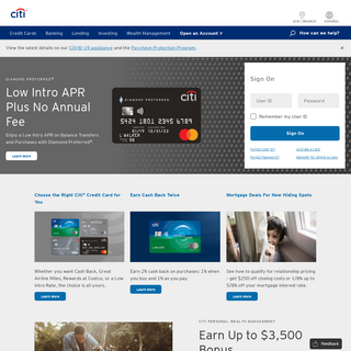 A complete backup of citibank.com